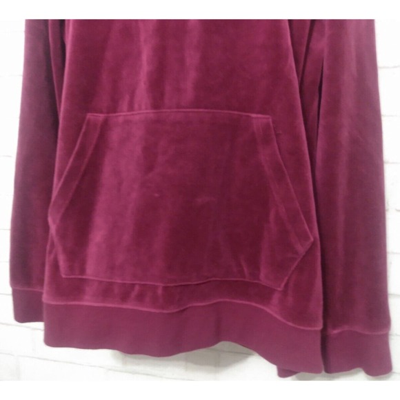Pacsun Los Angeles Womens Pullover Hooded Sweatshirt Hoodie Size Large Purple - Picture 3 of 5